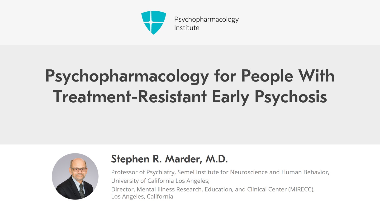 Psychopharmacology Institute
